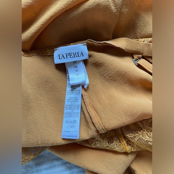 La Perla Soft Leavers Silk Lace Slip - Picture 10 of 11